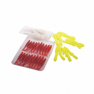 TPR Soft Bait Soft Worm Mandarin Fish Luya Bait Perch Warping Beak Bait